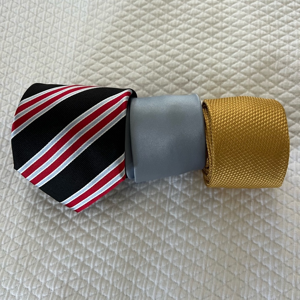 (3) Ties • Azazie, The Tie Bar, Andrew’s Ties